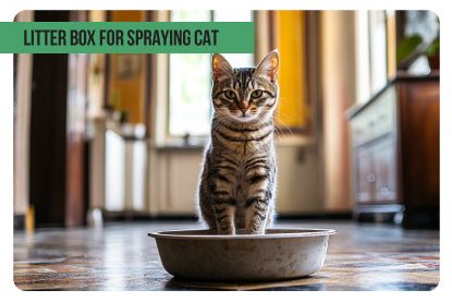 Litter Box for Spraying Cat - Paco & Pepper