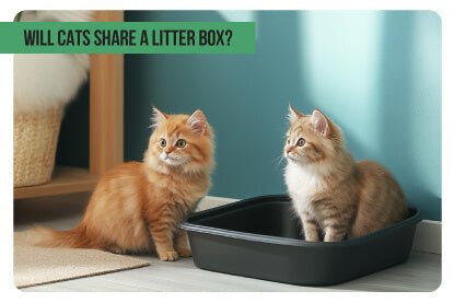 Will cats share a litter box? - Paco & Pepper