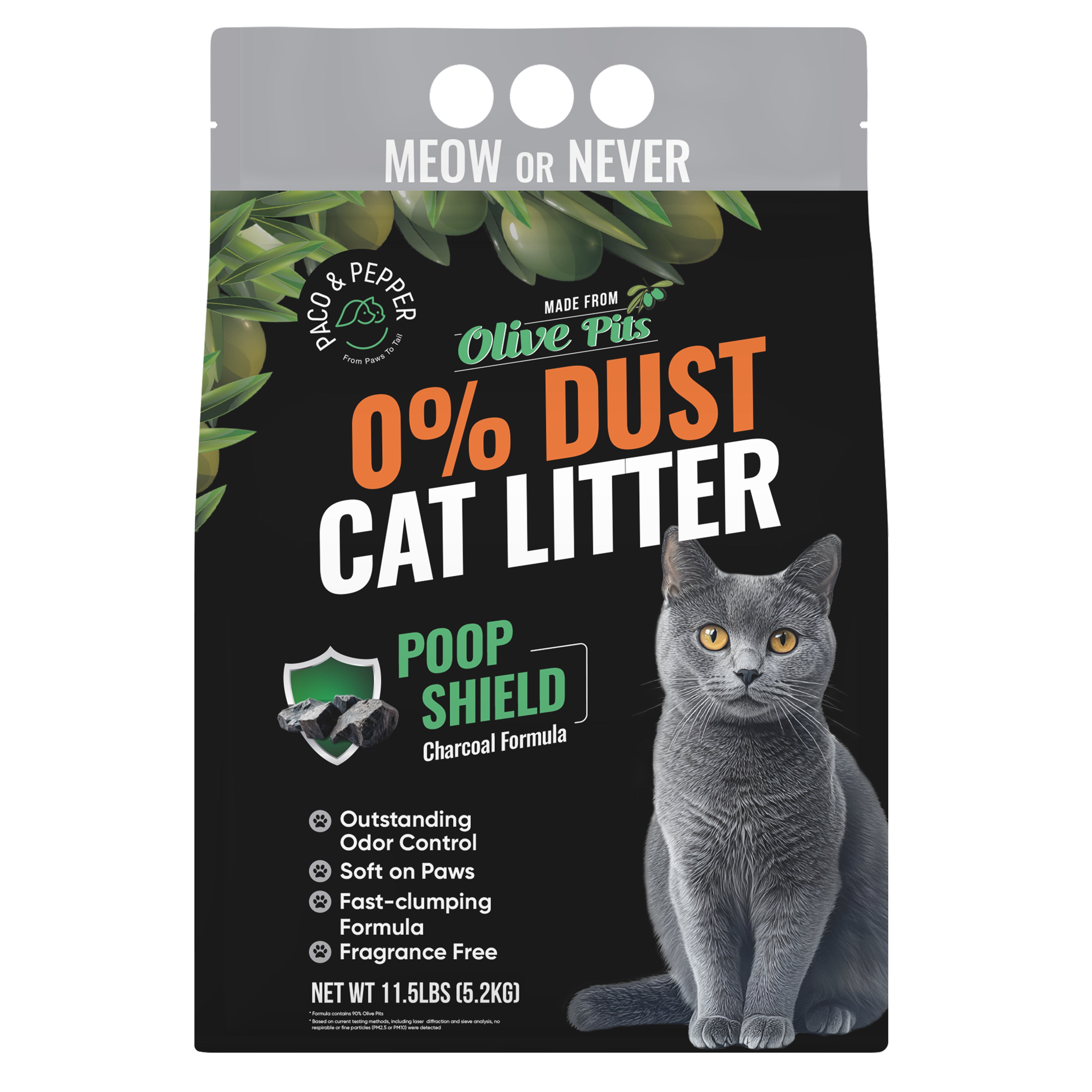 Olive Pit Cat Litter