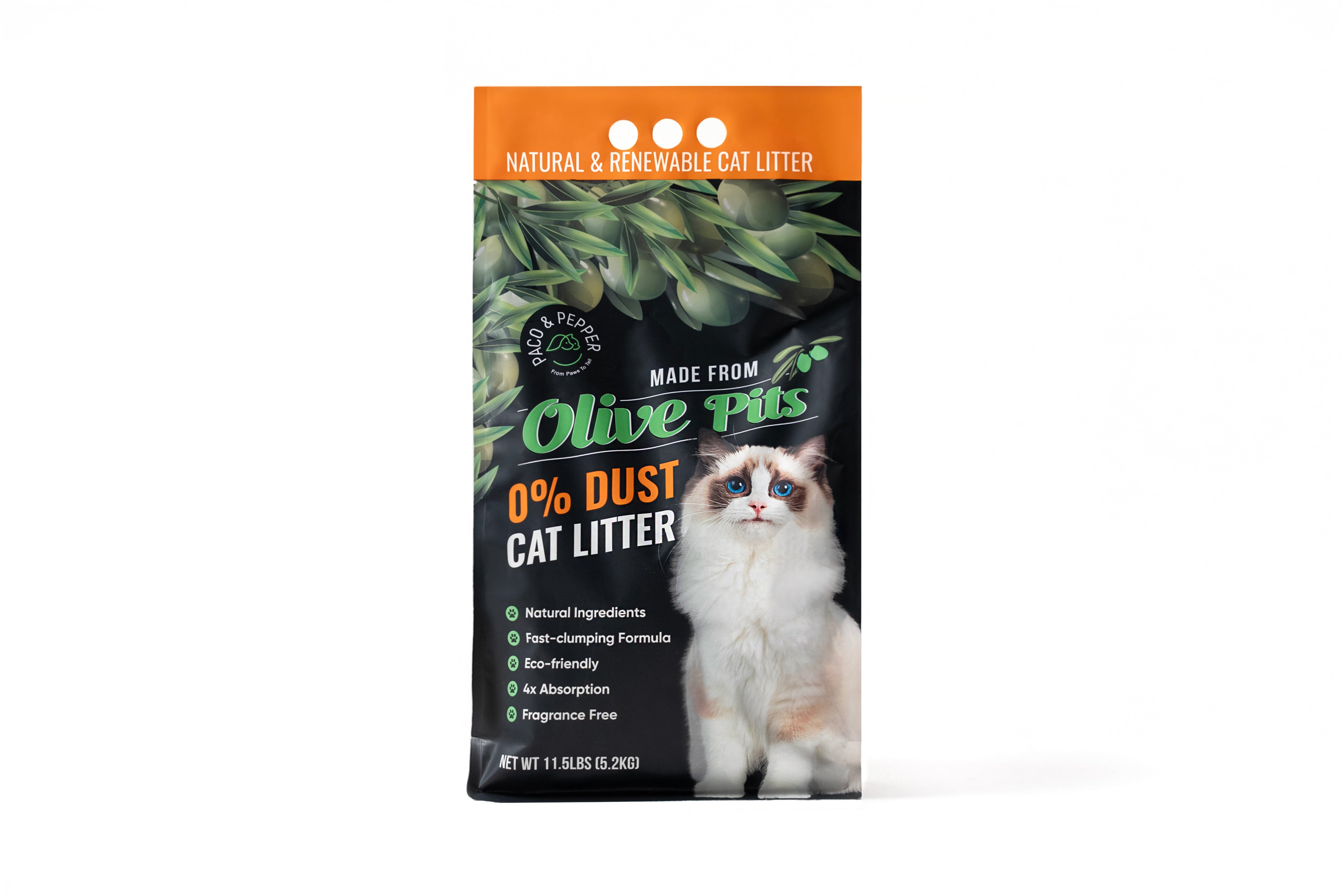 Olive Pit Cat Litter