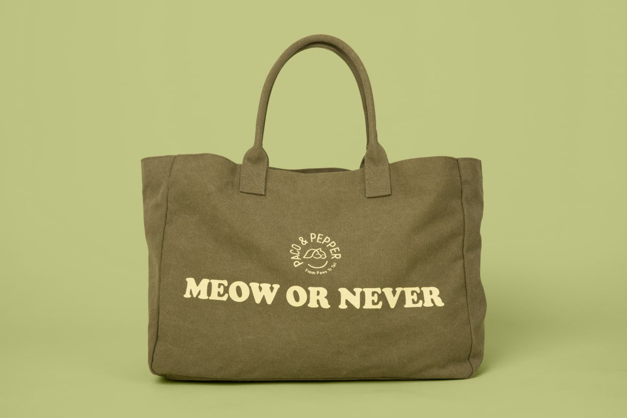 Meow or Never Shopper Tote