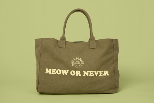 Meow or Never Shopper Tote